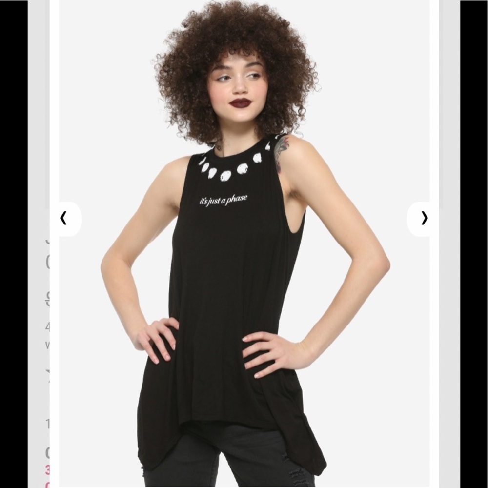 HOT TOPIC It’s Just a (Moon) Phase TUNIC TANK TOP! - Picture 1 of 8